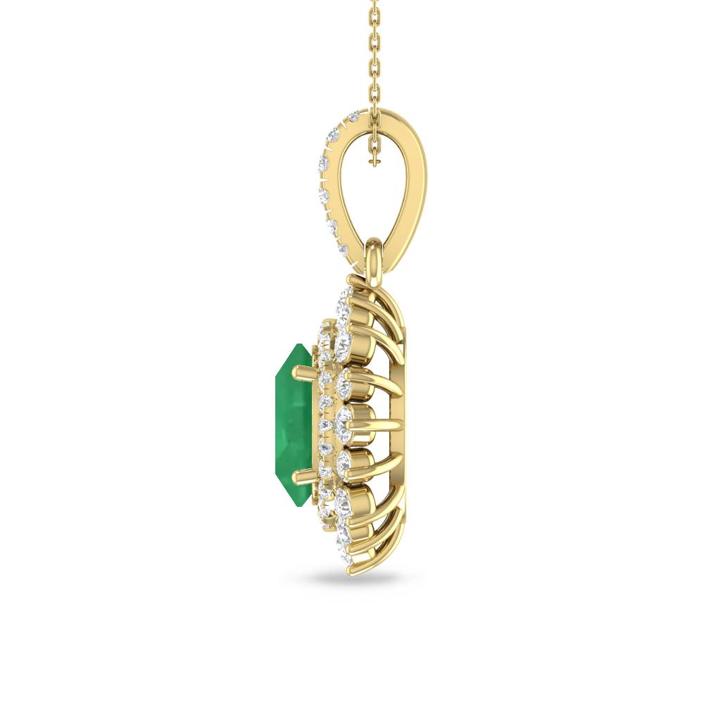 Yellow Gold - Emerald