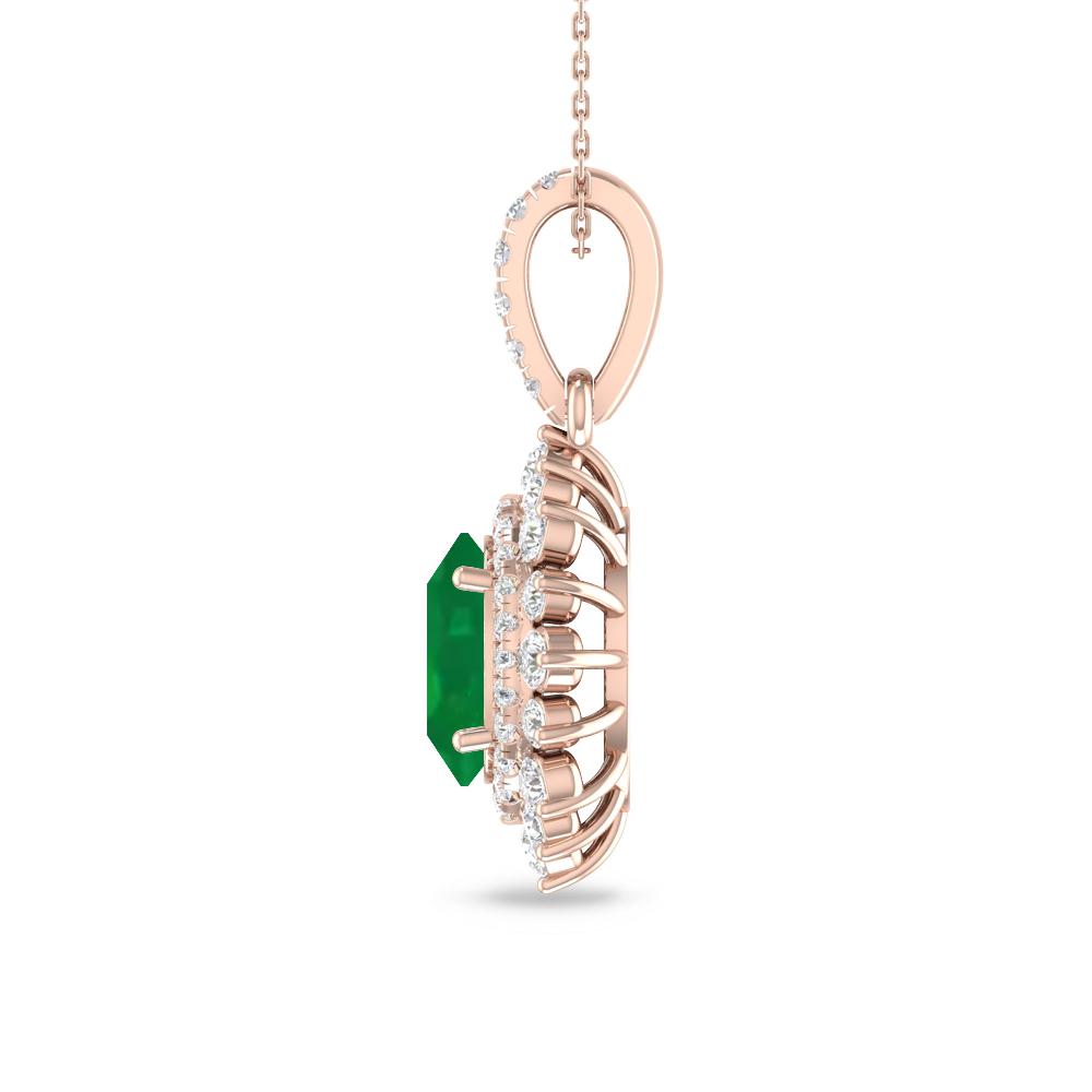 Rose Gold - Emerald