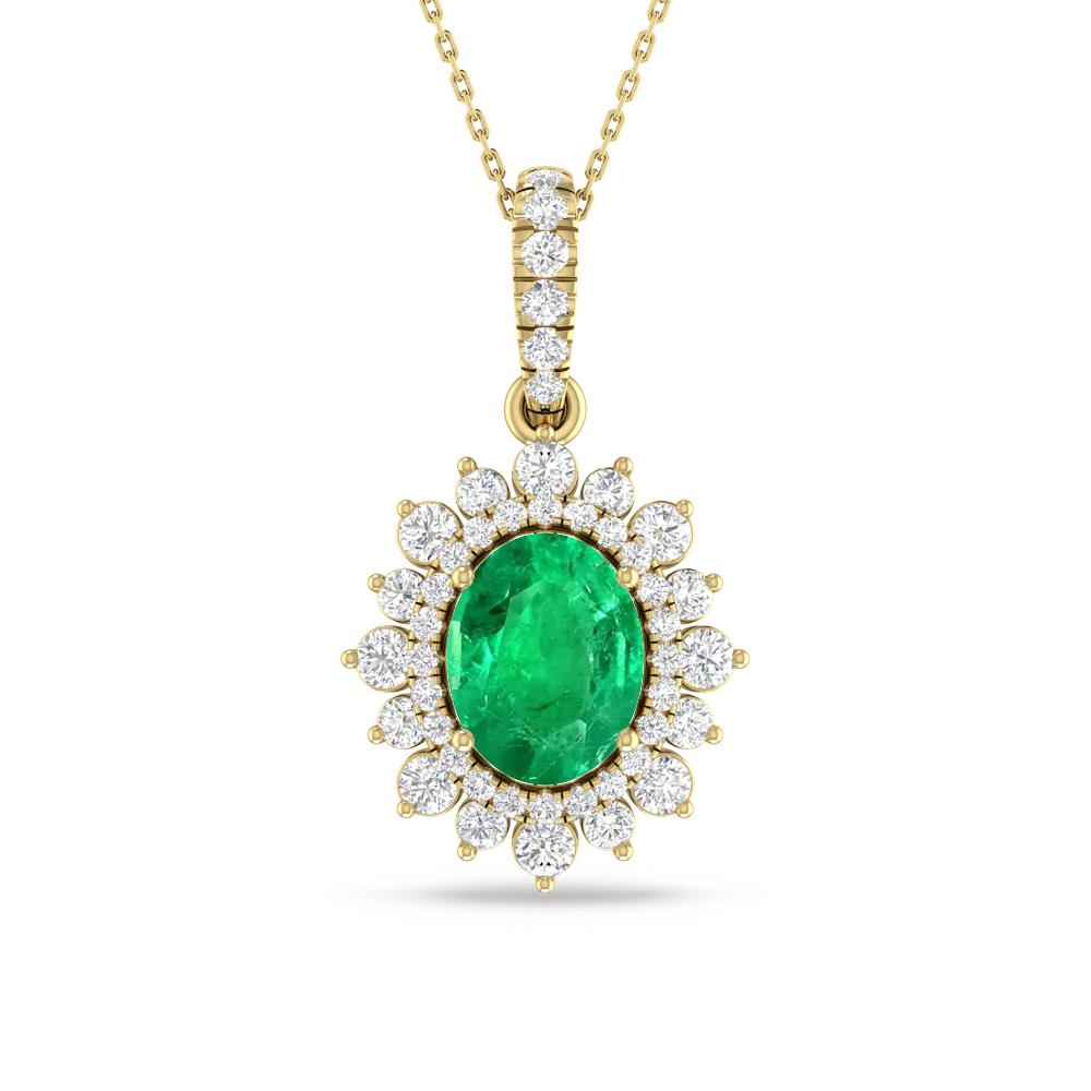 Yellow Gold - Emerald