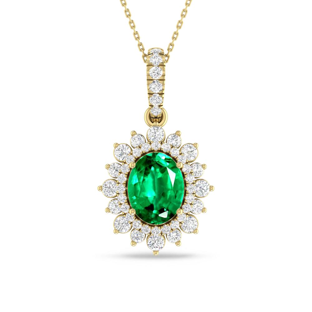 Yellow Gold - Emerald