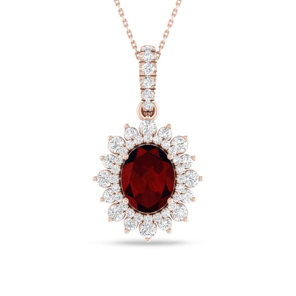 Rose Gold - Garnet
