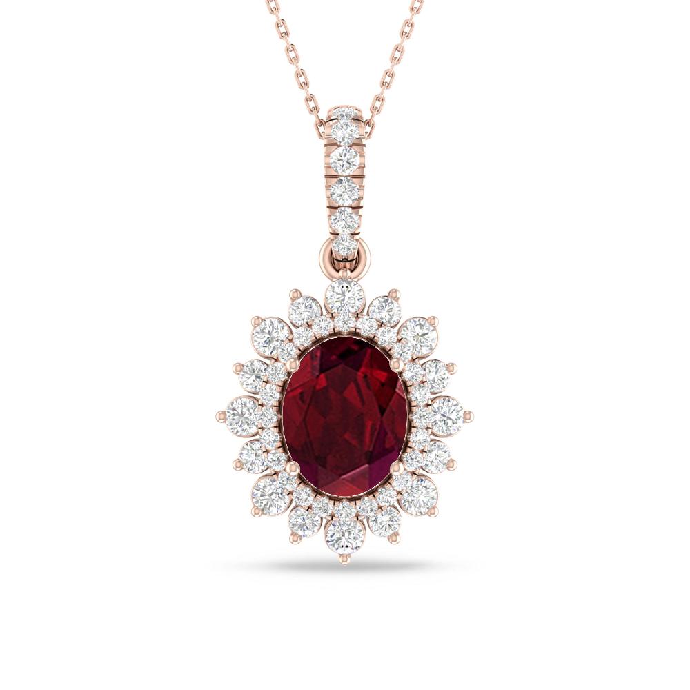 Rose Gold - Garnet