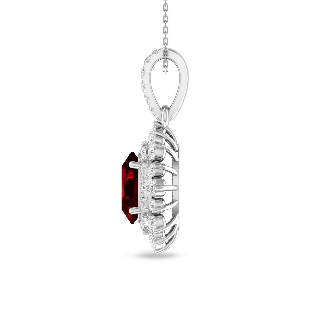 White Gold - Garnet