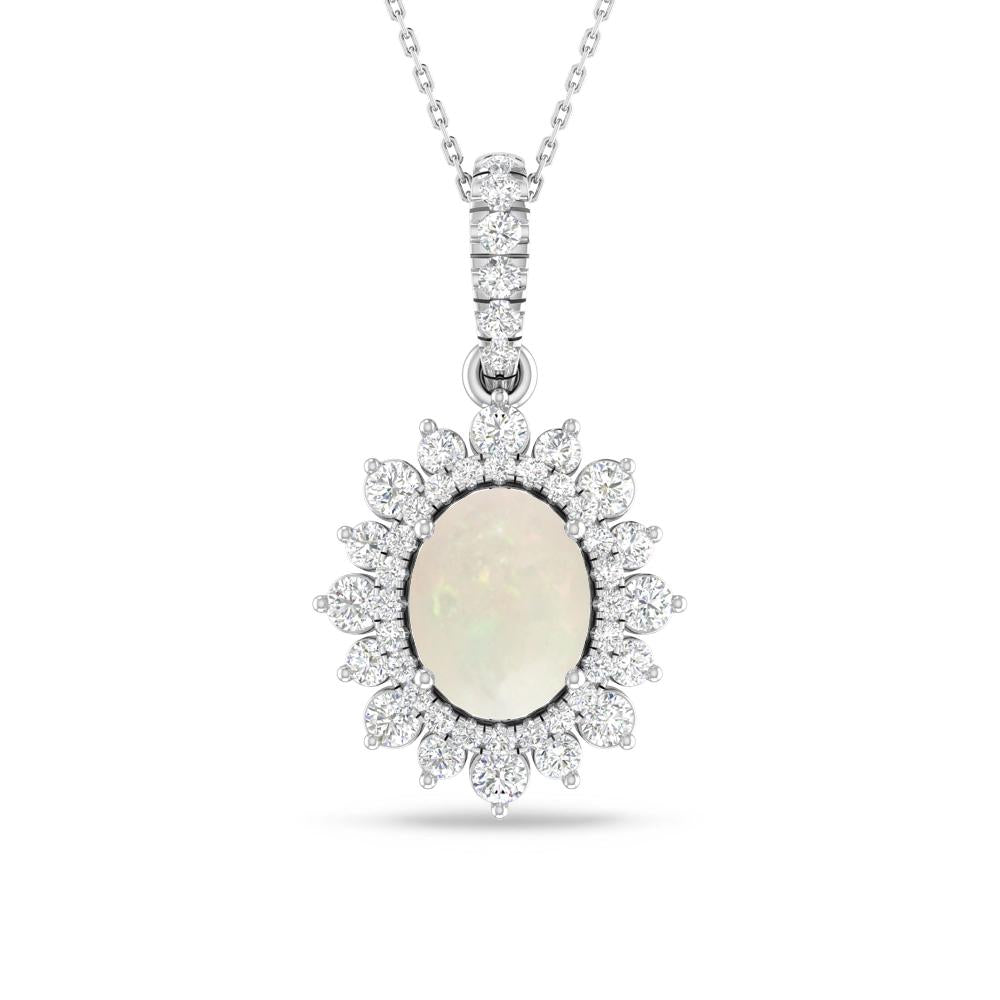 White Gold - Opal