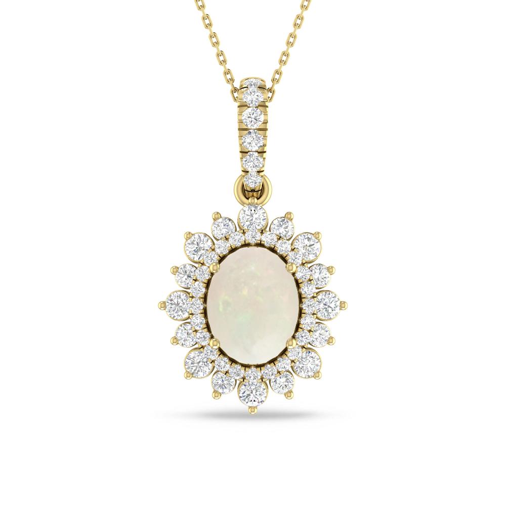 Yellow Gold - Opal