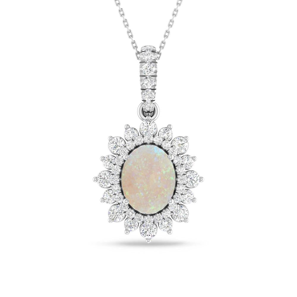 White Gold - Opal
