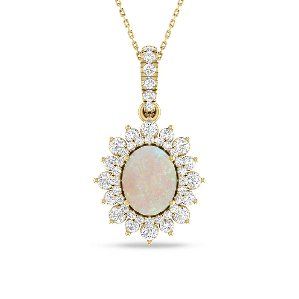 Yellow Gold - Opal