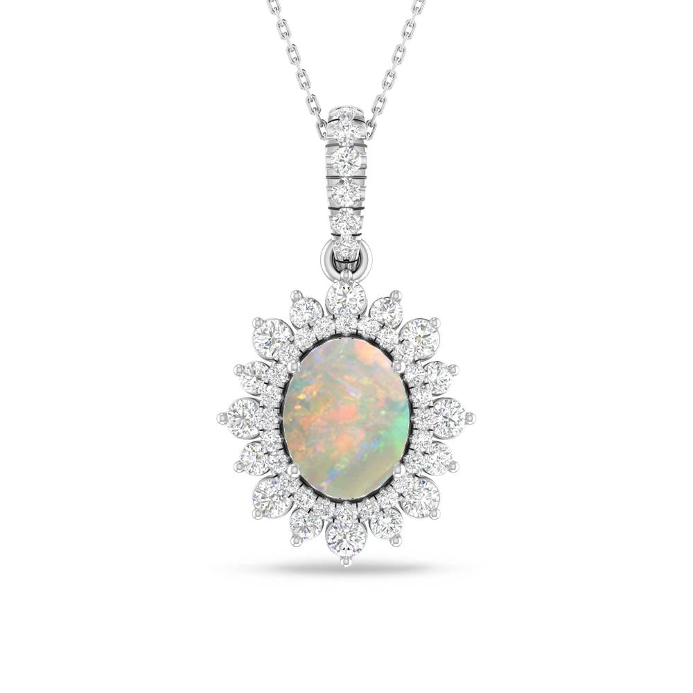 White Gold - Opal