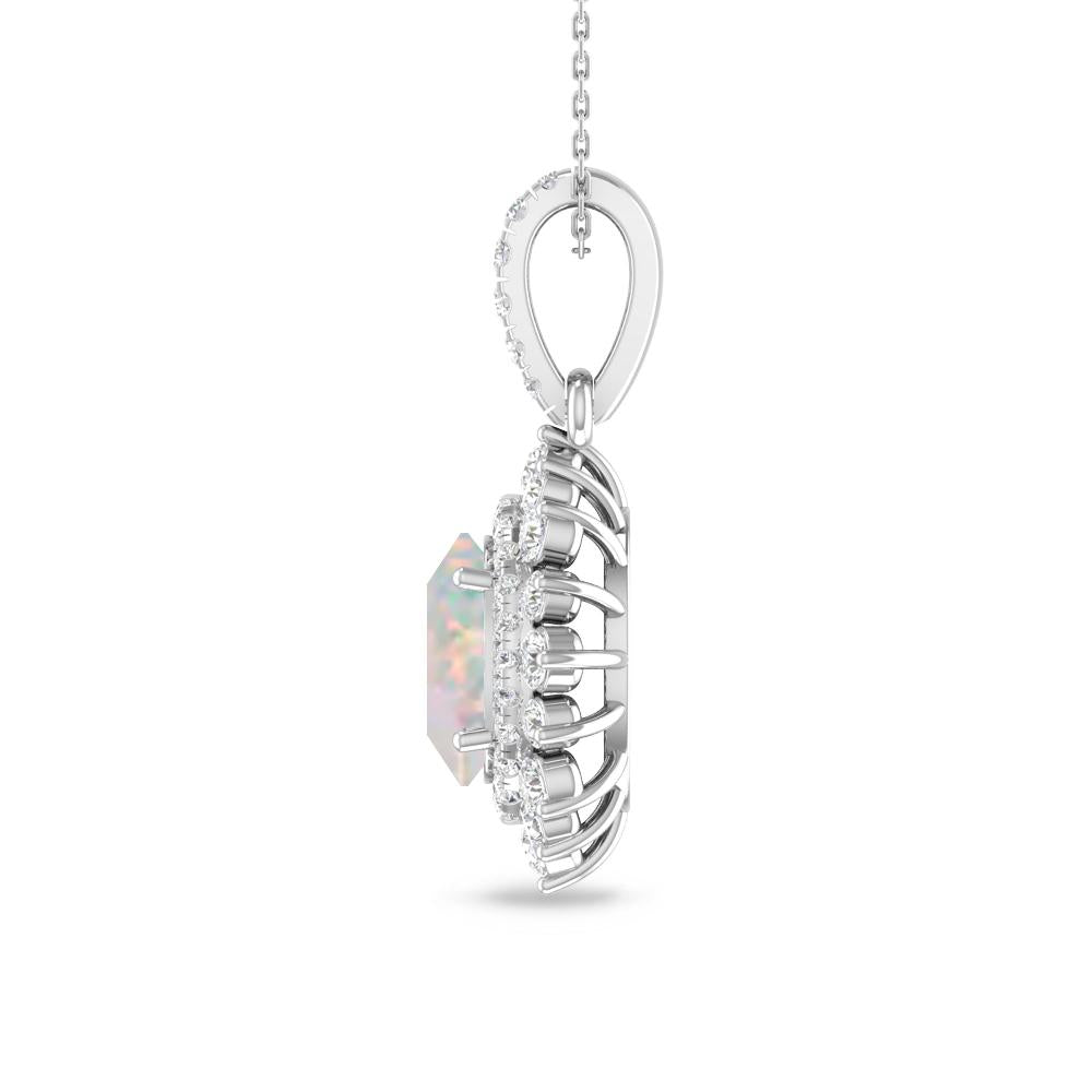White Gold - Opal