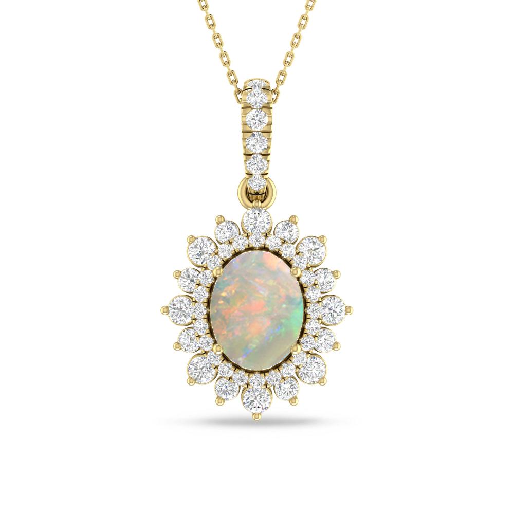 Yellow Gold - Opal
