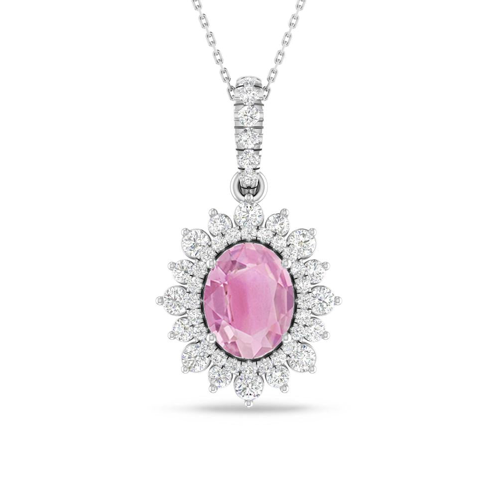 White Gold - Pink Tourmaline