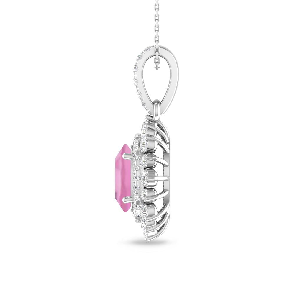 White Gold - Pink Tourmaline