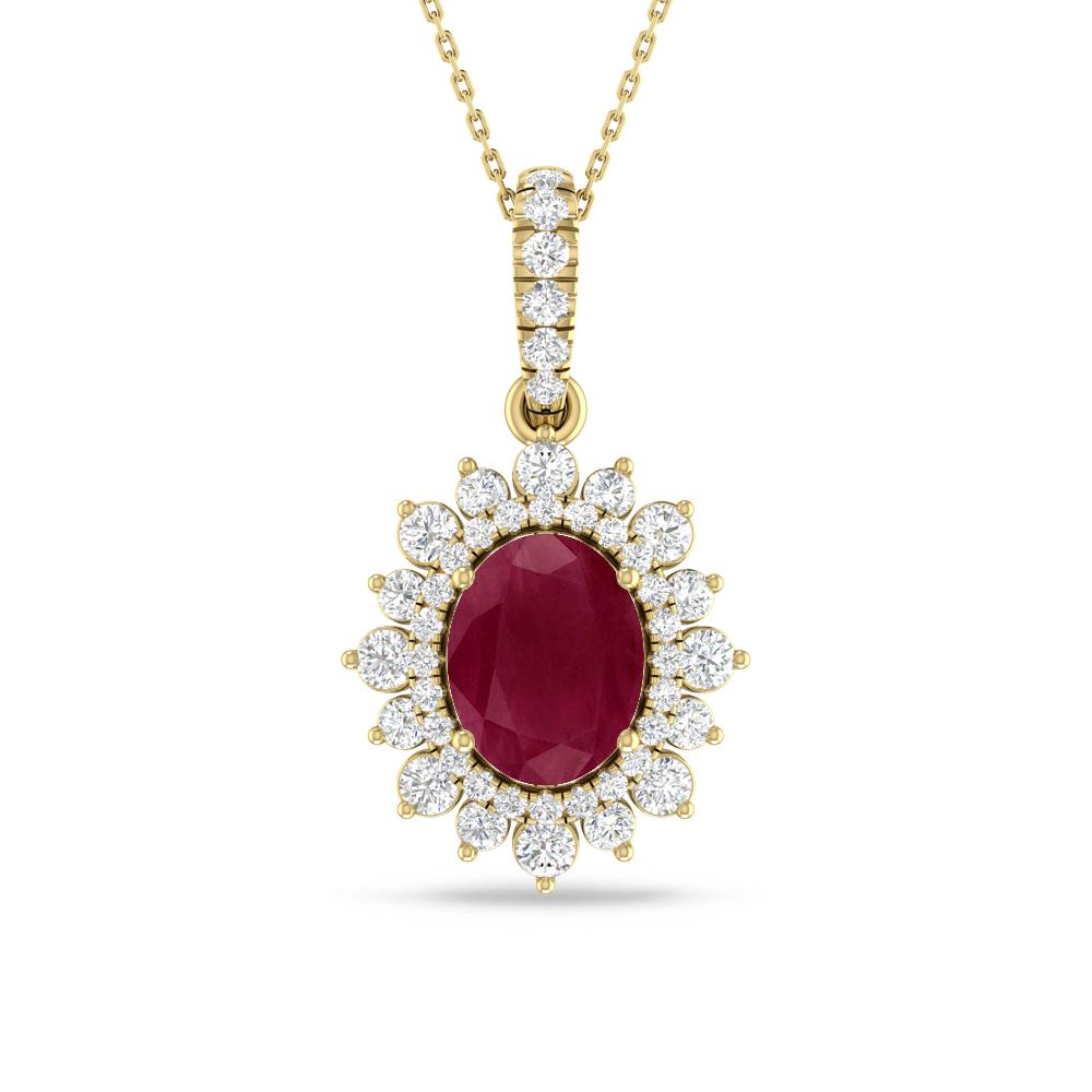 Yellow Gold - Ruby