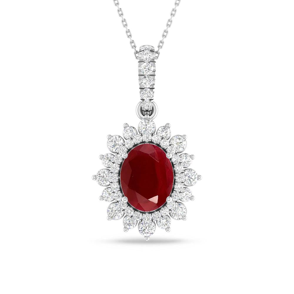 White Gold - Ruby