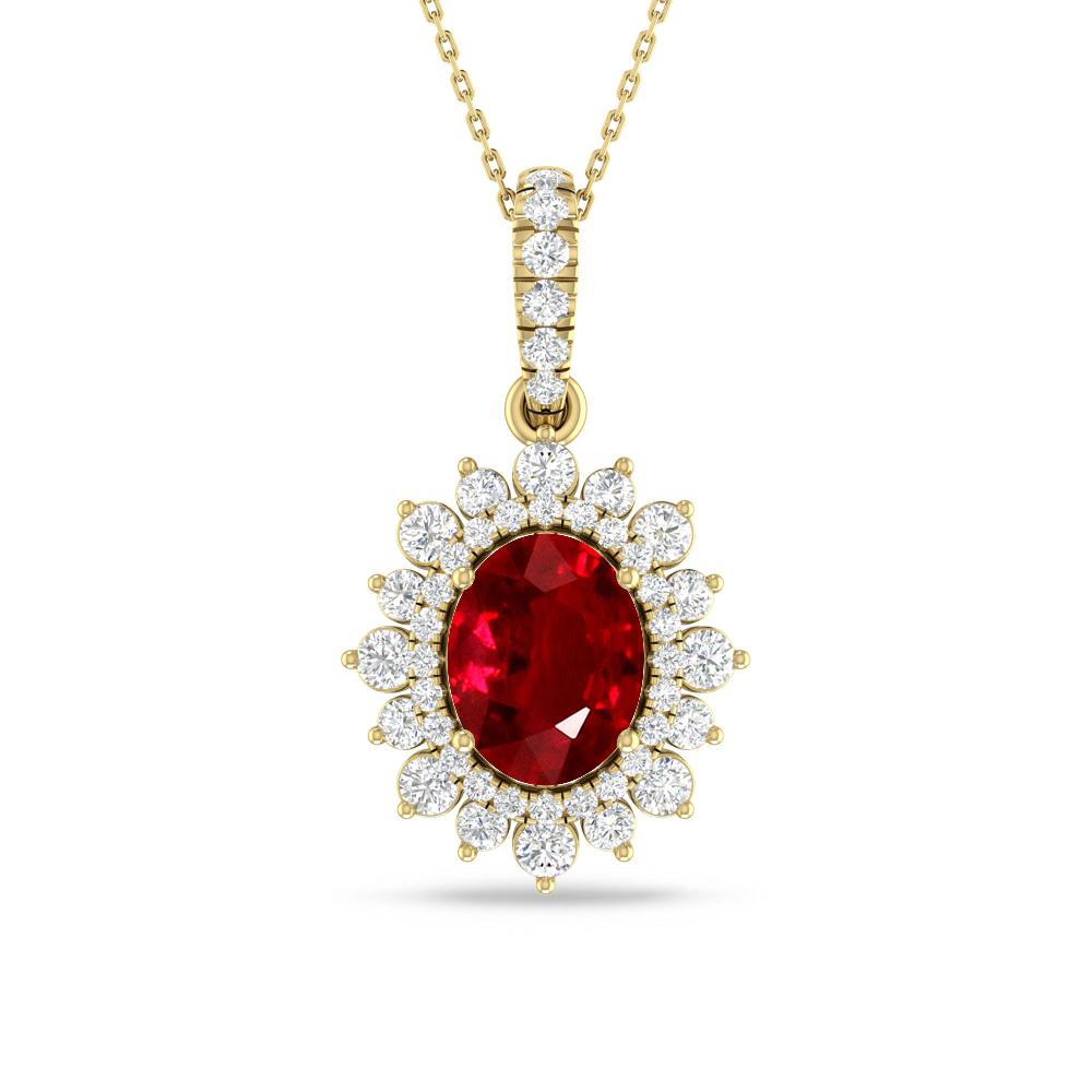 Yellow Gold - Ruby