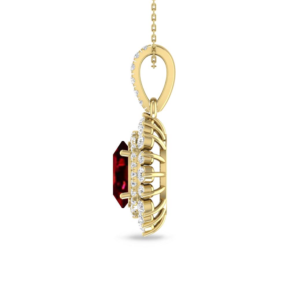 Yellow Gold - Ruby