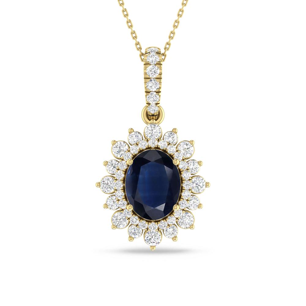 Yellow Gold - Sapphire