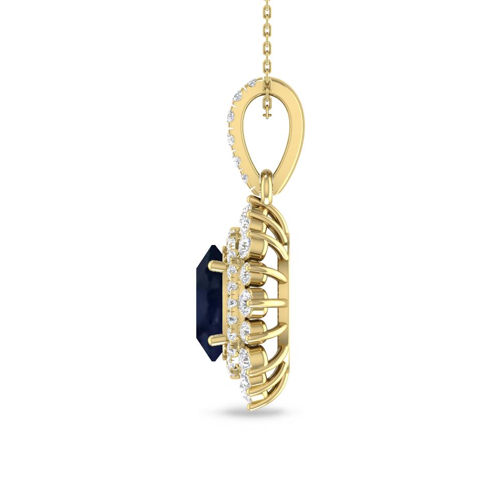 Yellow Gold - Sapphire