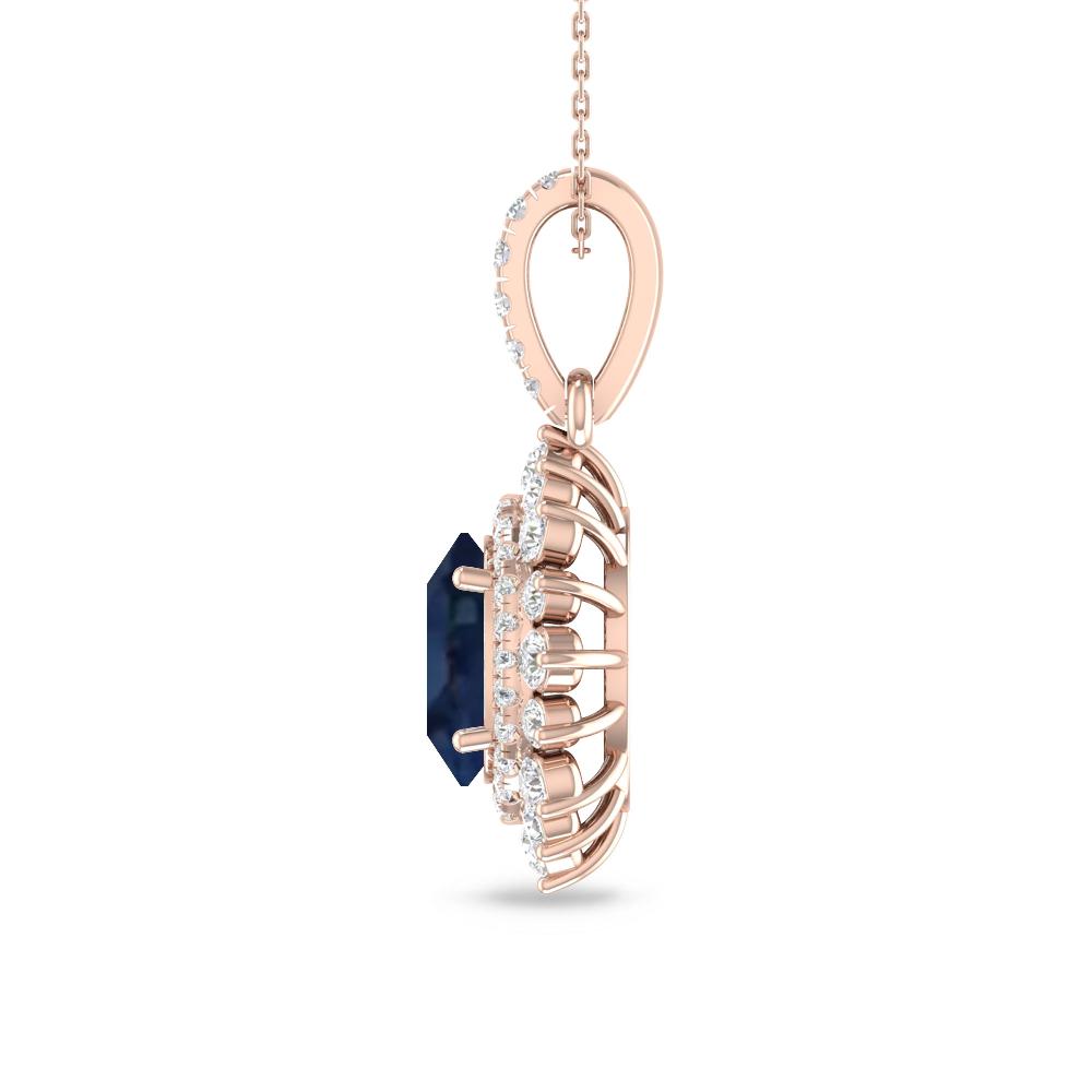 Rose Gold - Sapphire