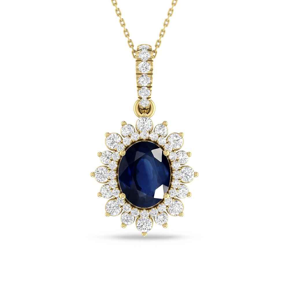 Yellow Gold - Sapphire