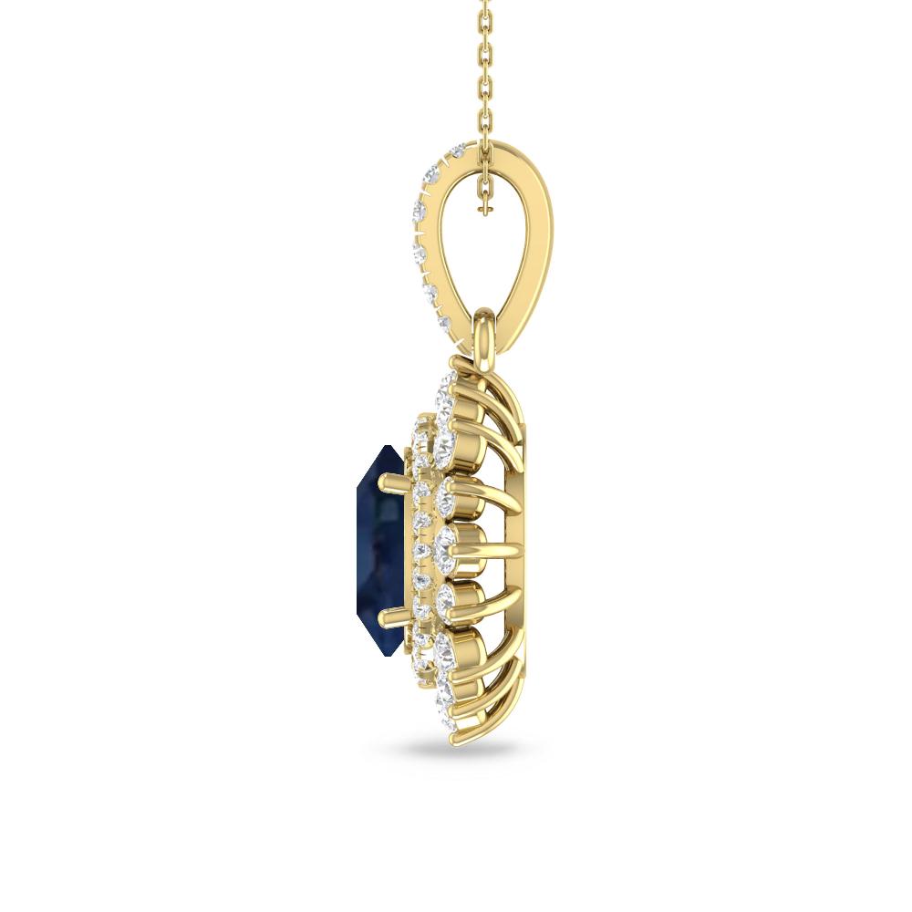 Yellow Gold - Sapphire