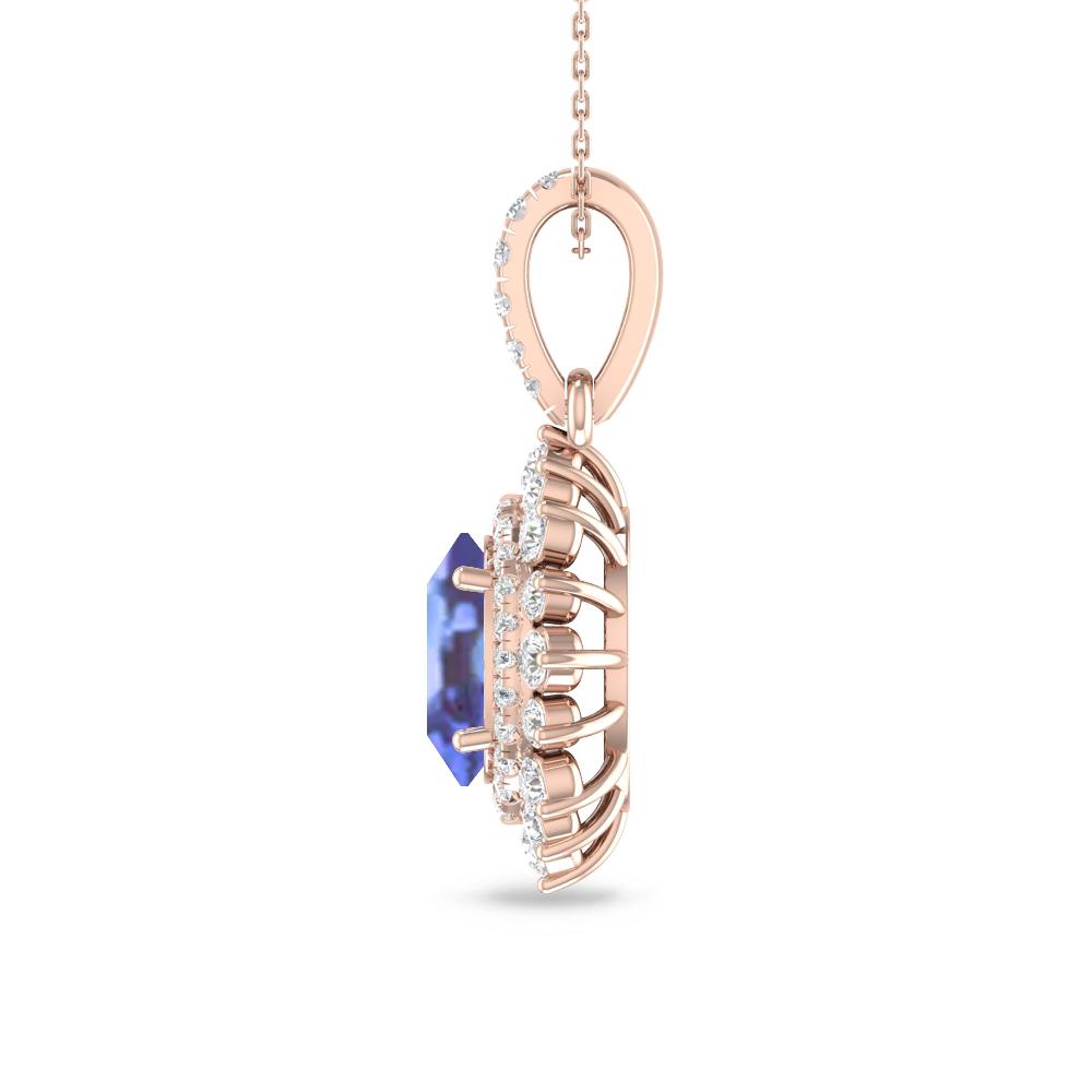 Rose Gold - Tanzanite