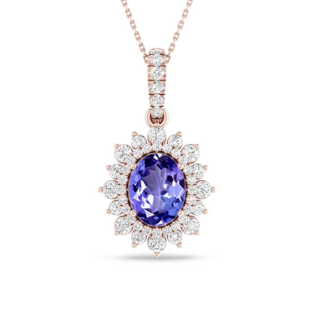 Rose Gold - Tanzanite