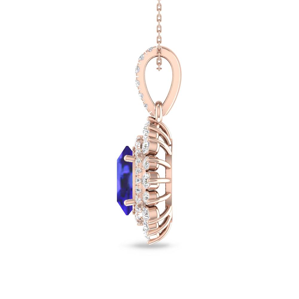 Rose Gold - Tanzanite