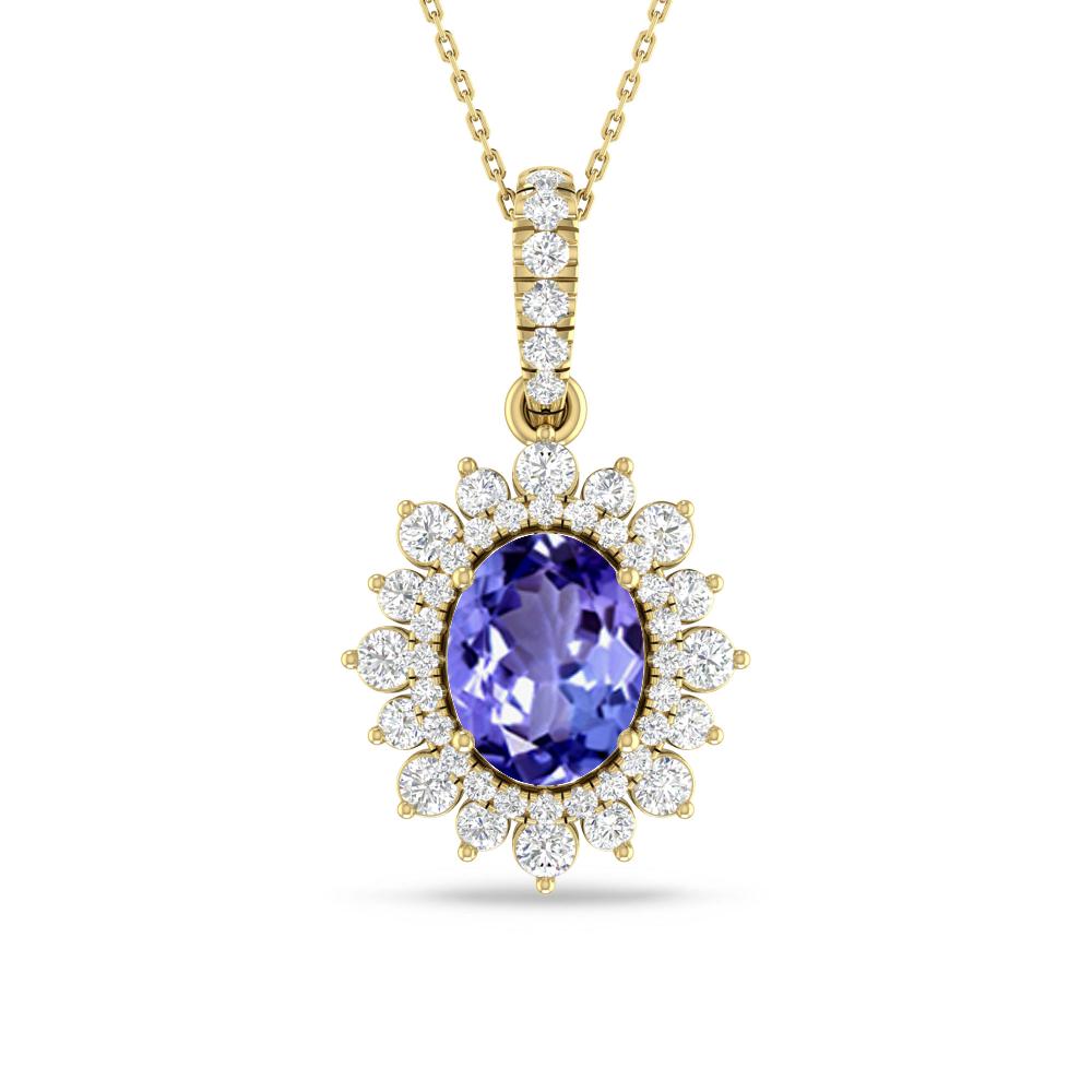 Yellow Gold - Tanzanite