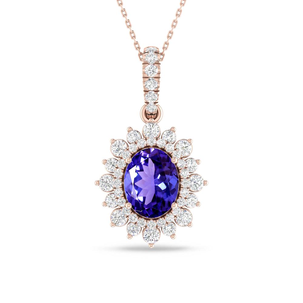 Rose Gold - Tanzanite