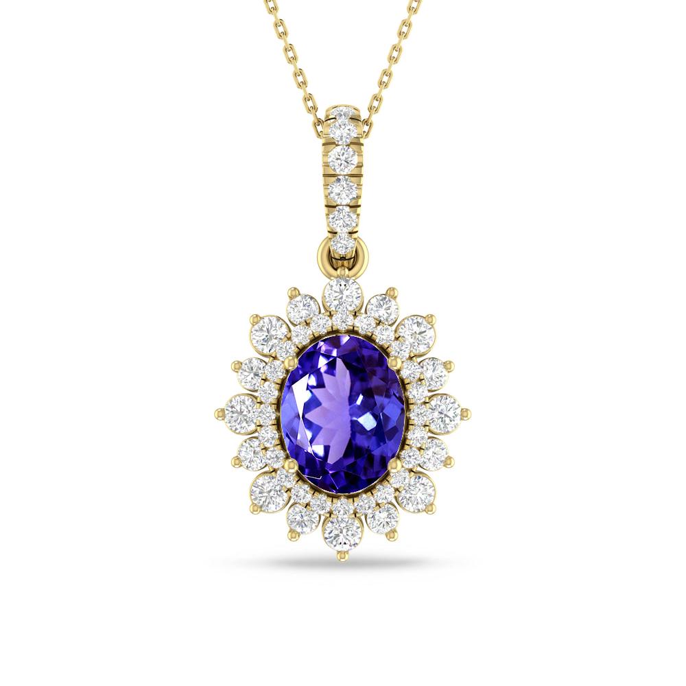 Yellow Gold - Tanzanite