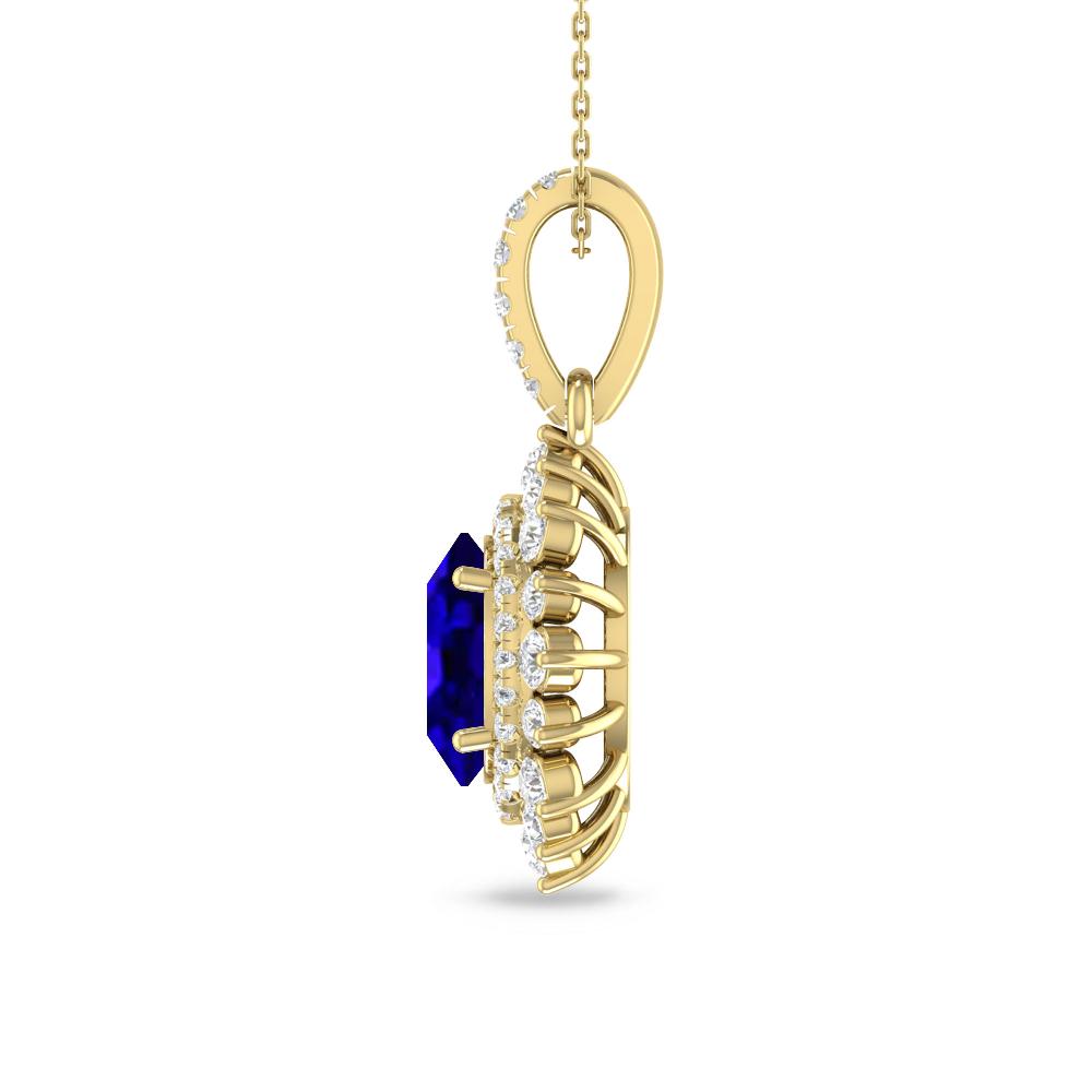 Yellow Gold - Tanzanite