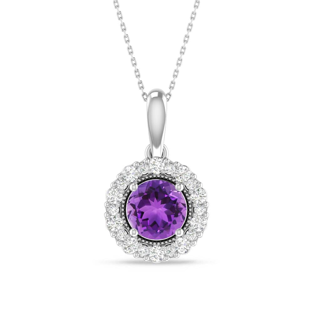 White Gold - Amethyst