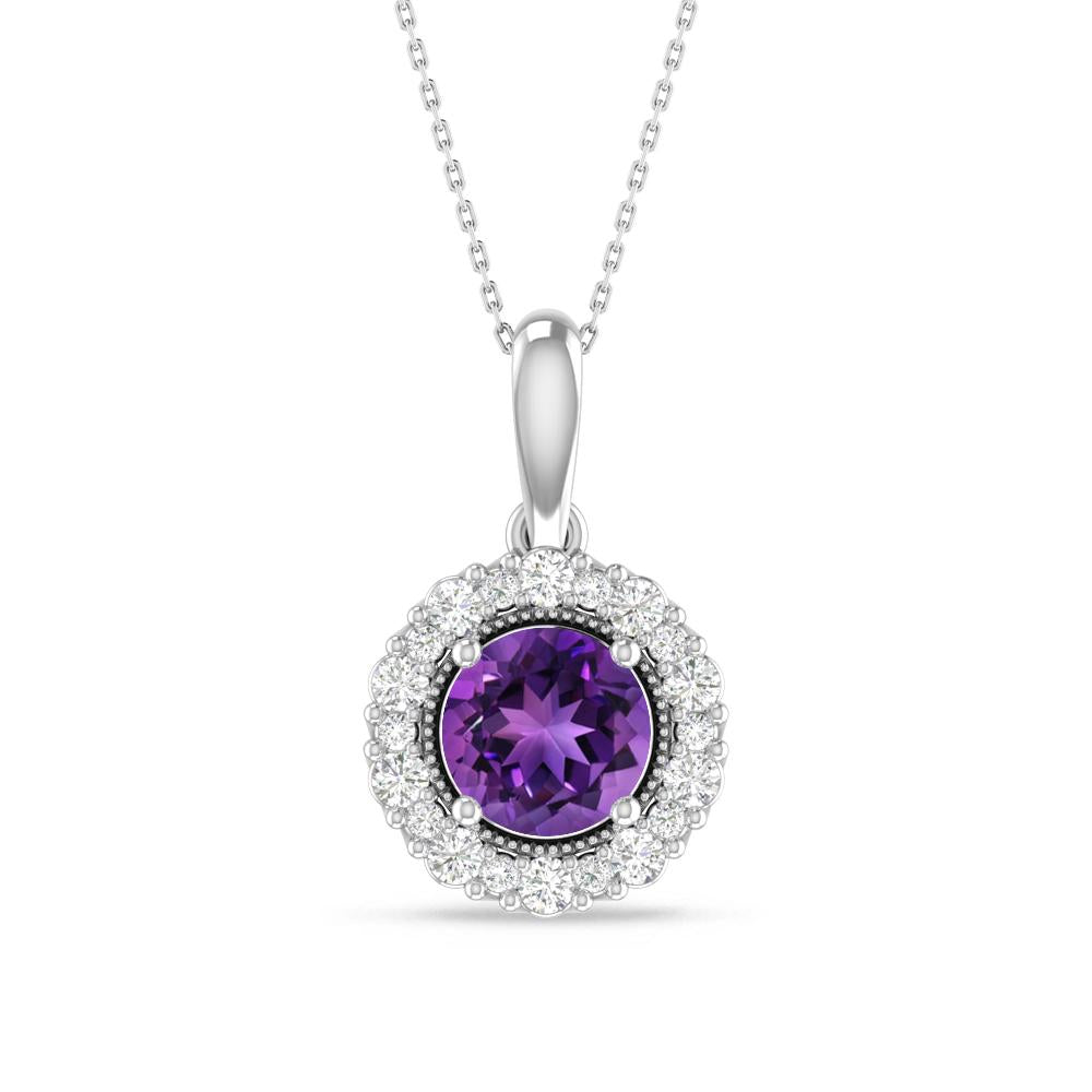 White Gold - Amethyst