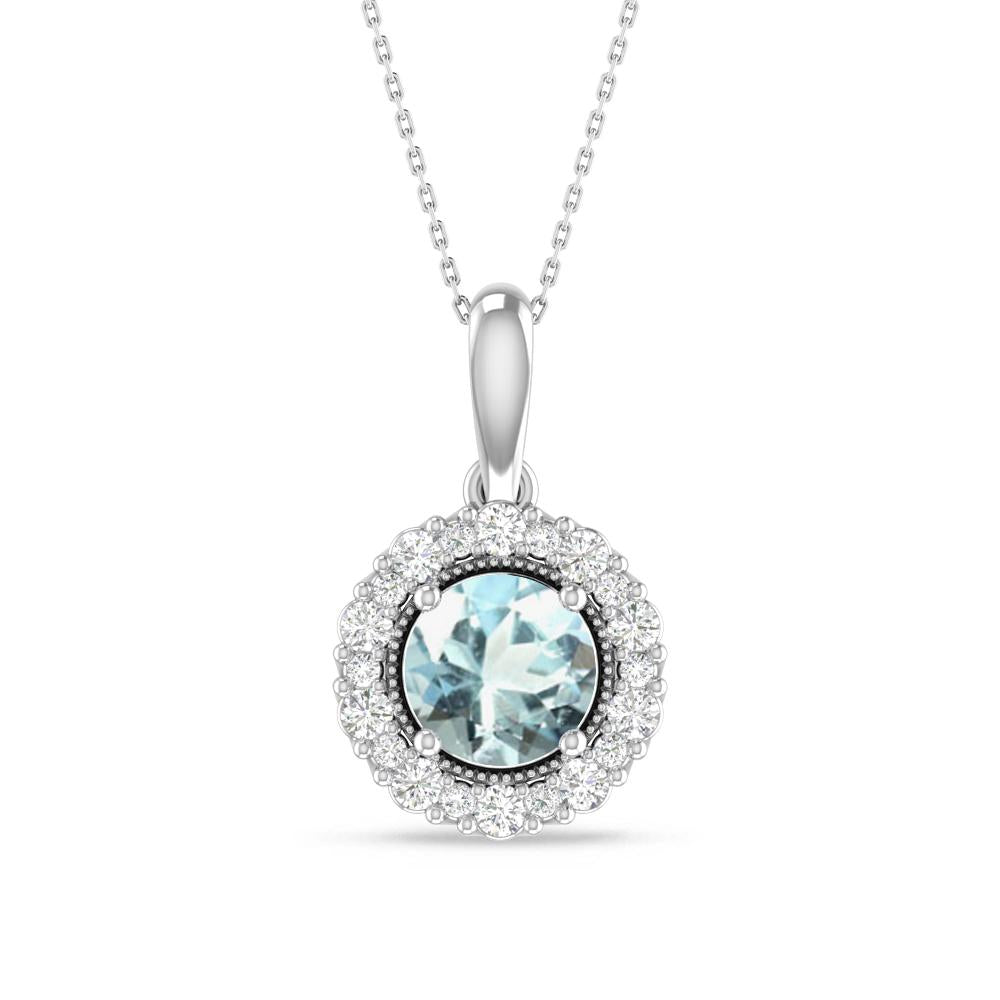White Gold - Aquamarine
