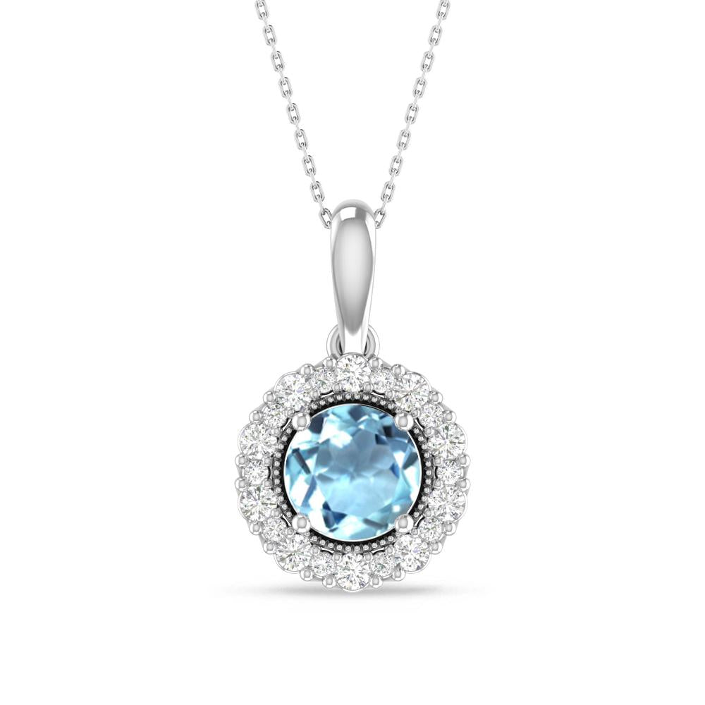 White Gold - Aquamarine