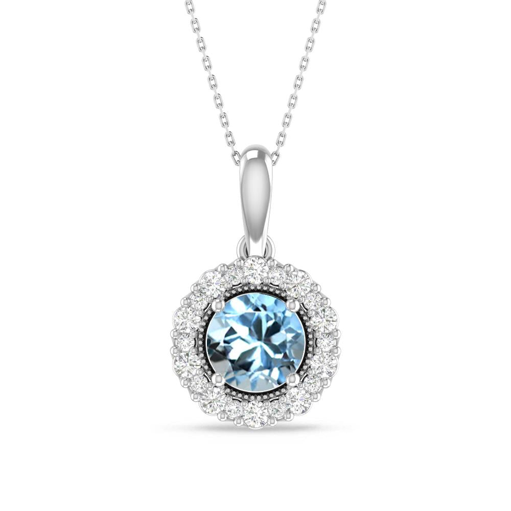 White Gold - Aquamarine