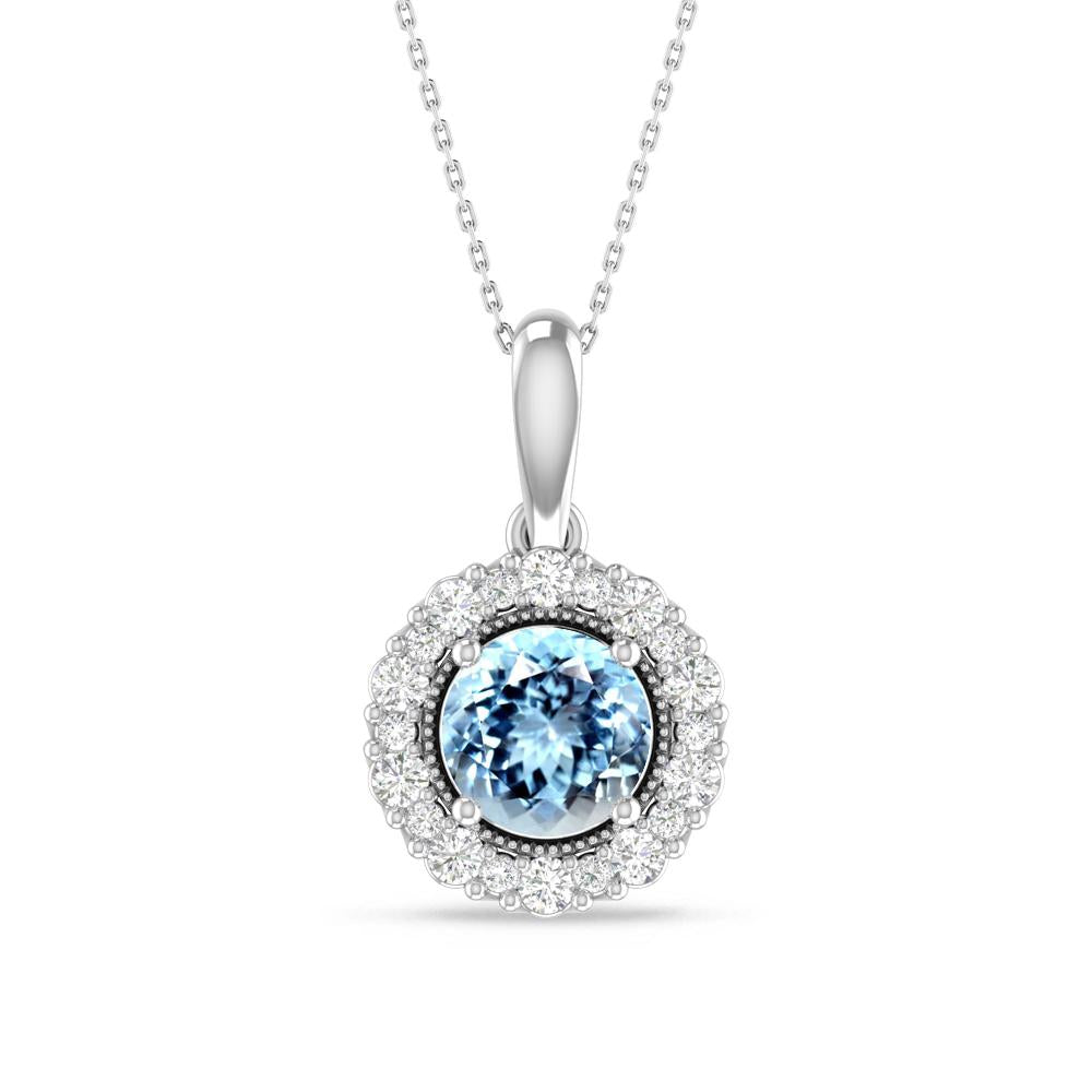 White Gold - Aquamarine