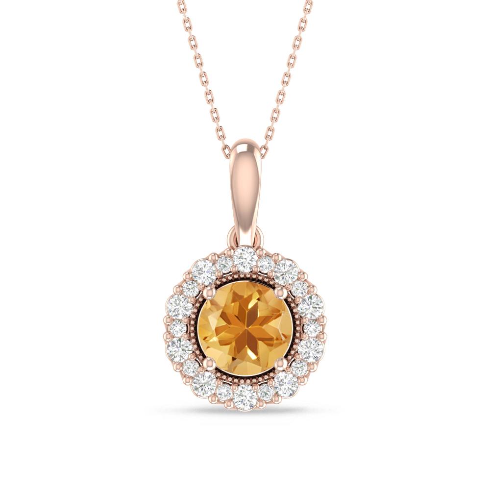 Rose Gold - Citrine