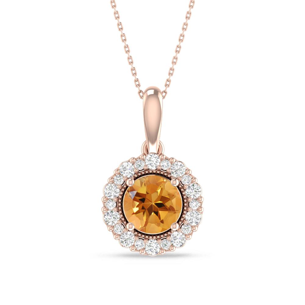 Rose Gold - Citrine