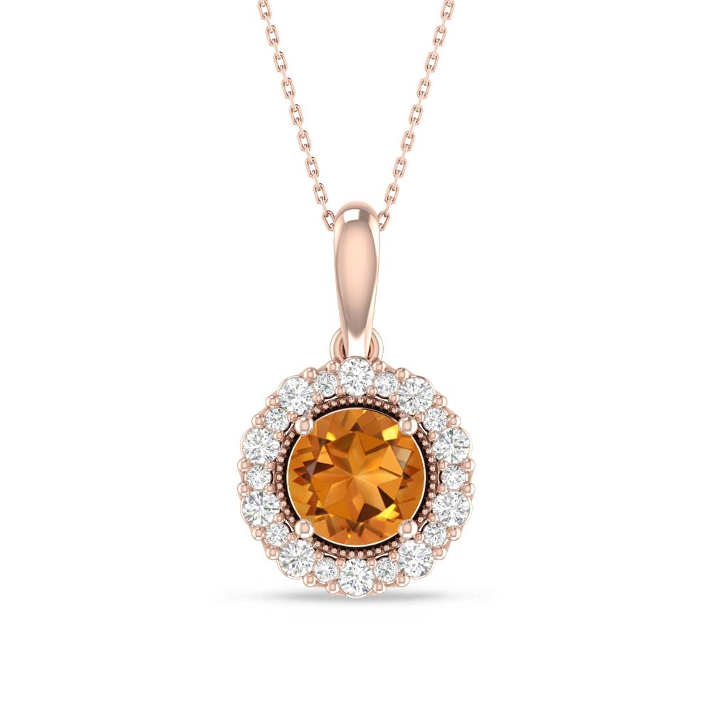 Rose Gold - Citrine