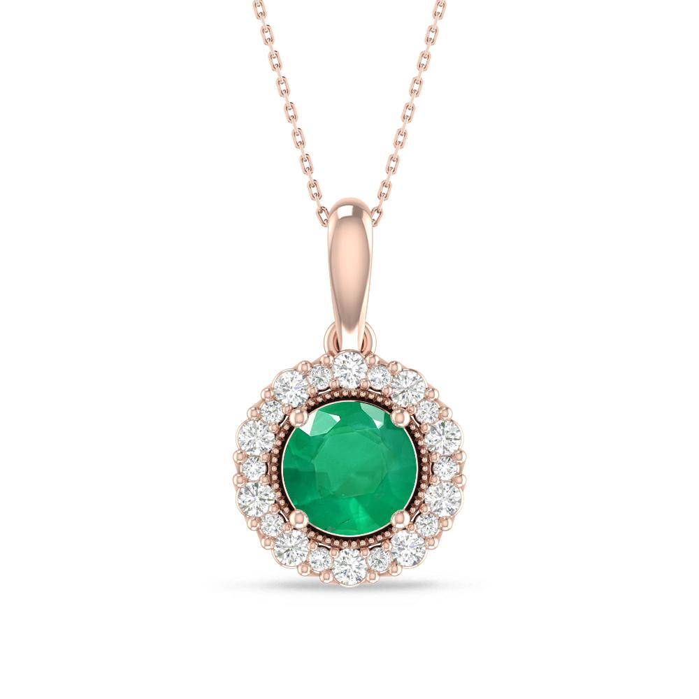 Rose Gold - Emerald