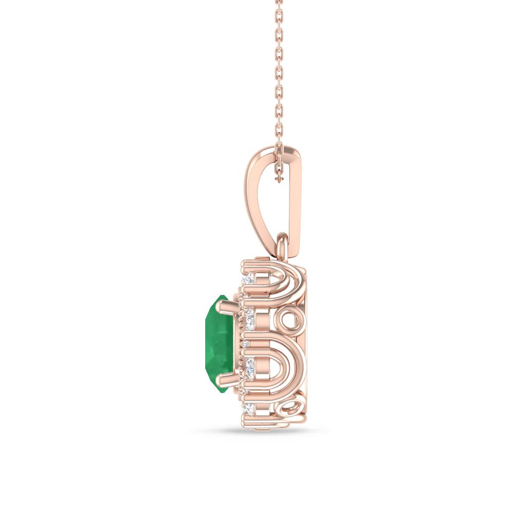 Rose Gold - Emerald