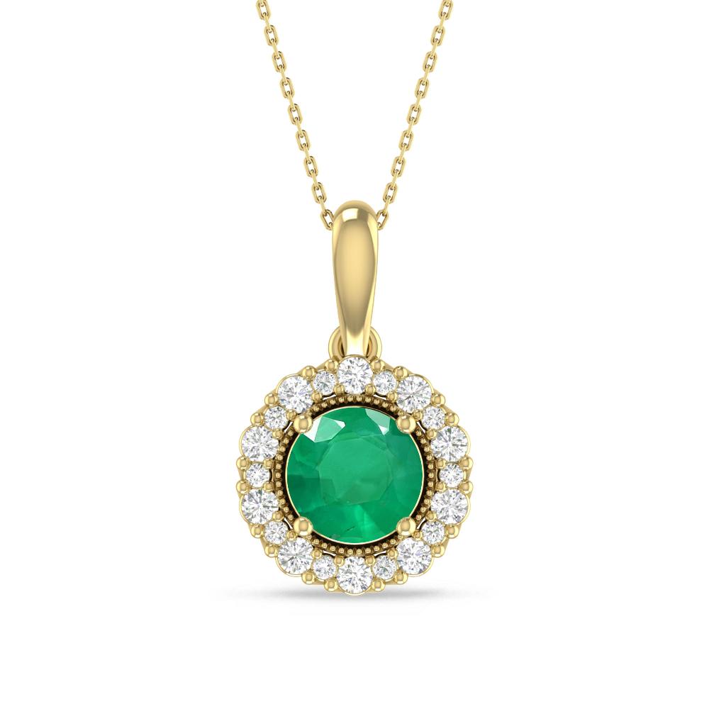 Yellow Gold - Emerald