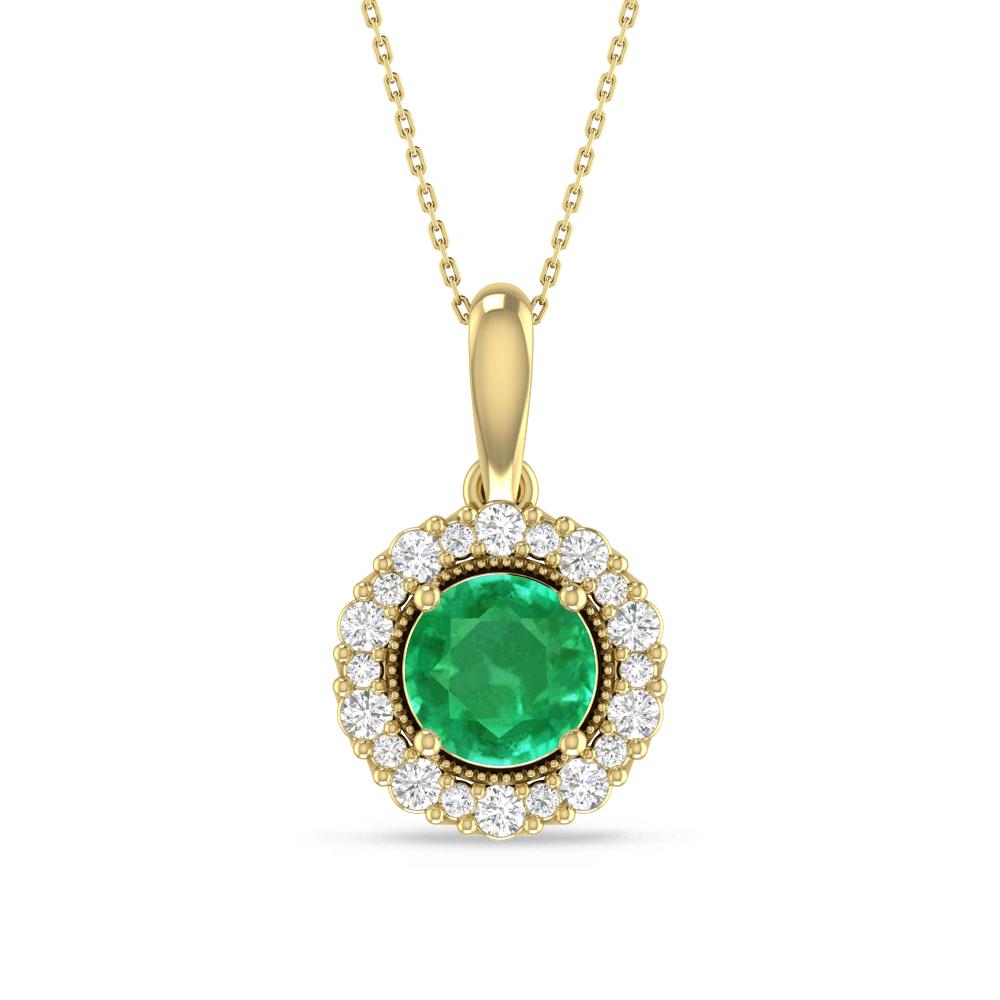 Yellow Gold - Emerald