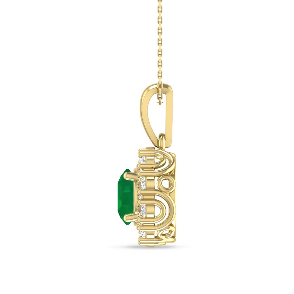 Yellow Gold - Emerald