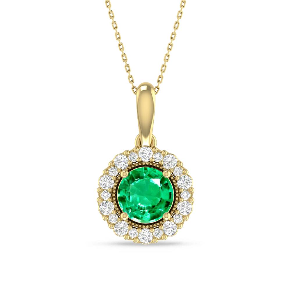 Yellow Gold - Emerald