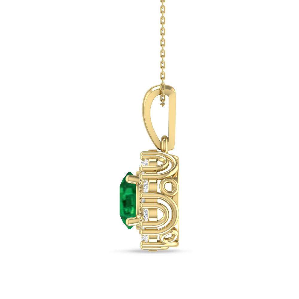Yellow Gold - Emerald