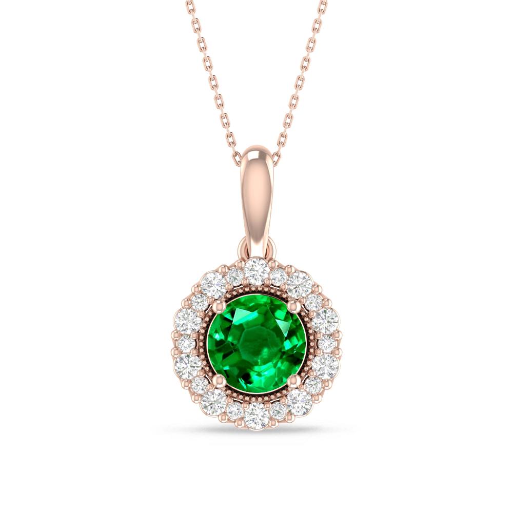 Rose Gold - Emerald