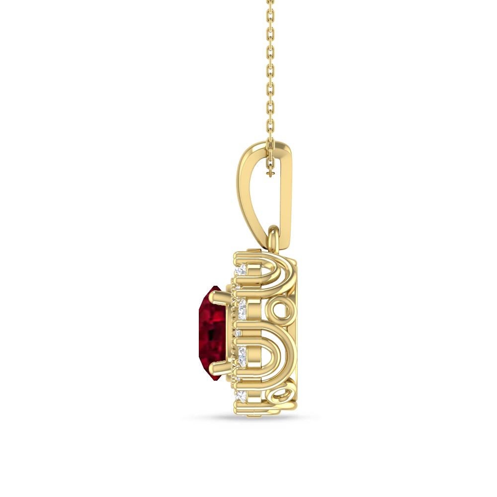 Yellow Gold - Garnet